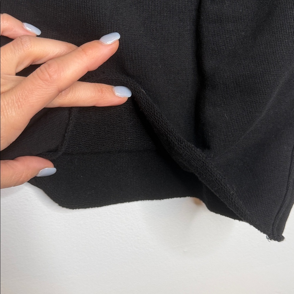 Frank & Eileen Catherine Favorite Sweatpant 24” black crops size large - Picture 5 of 11
